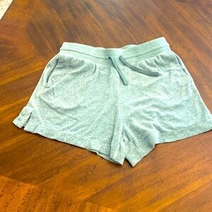 Old navy terry shorts women size large green
